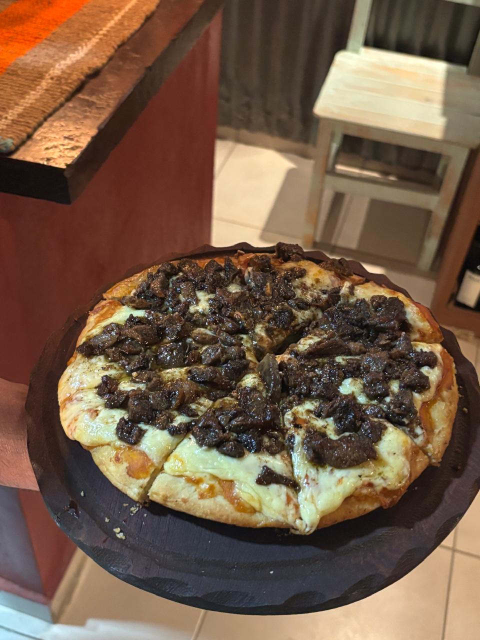 pizza de cordero